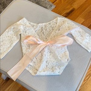 Newborn lace outfit